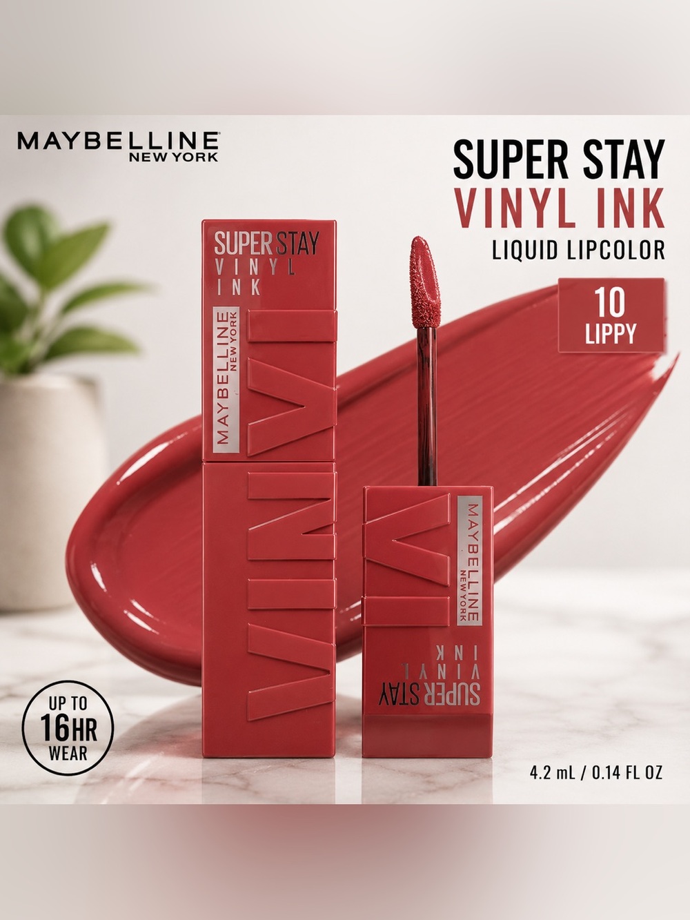 Maybelline Super Stay Vinyl Ink Liquid Lipcolor 10 Lippy NEW Opened
